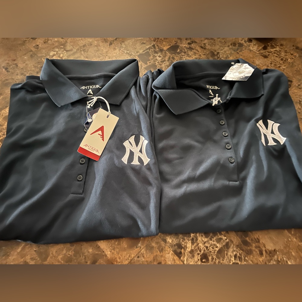 Two XL New York navy blue shirts